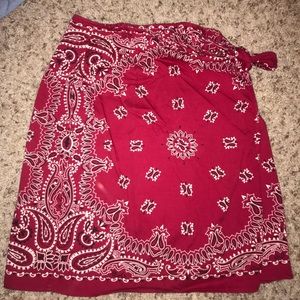 Bandana style skirt!